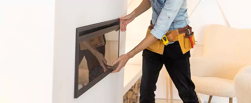 Metal Fireplace Installation in Cameron Park, California
