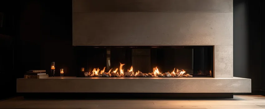 Gas Fireplace Ember Bed Design Services in Cameron Park, California