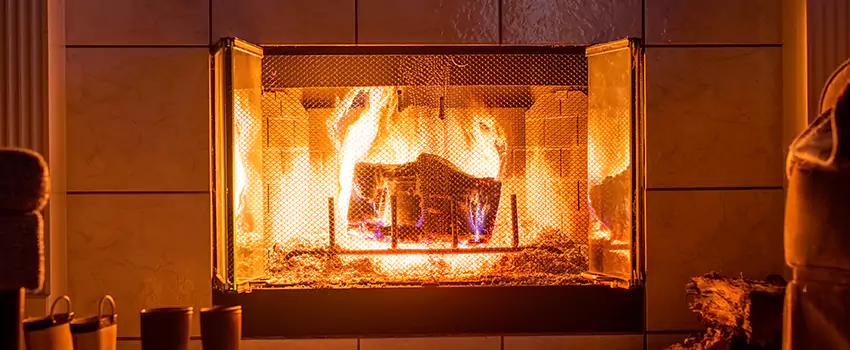 Mendota Hearth Landscape Fireplace Installation in Cameron Park, California