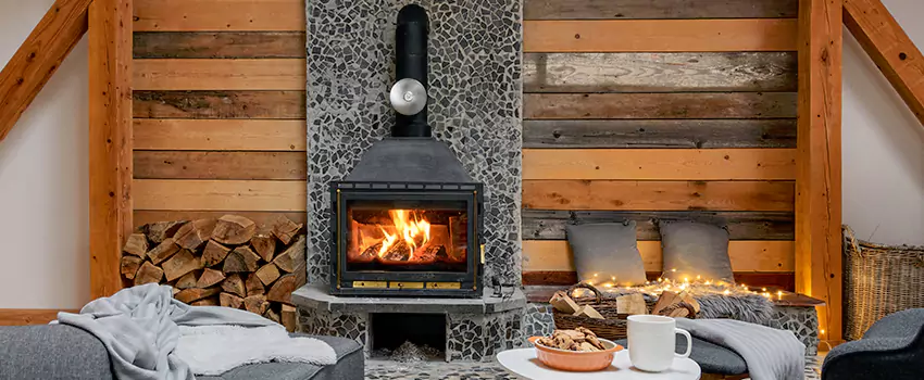 Thelin Hearth Products Direct Vent Gas Stove Fireplace Inspection in Cameron Park, California