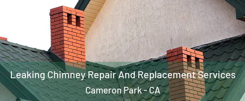  Leaking Chimney Repair And Replacement Services Cameron Park - CA